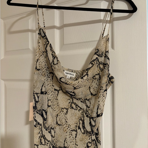 Brand new never worn Superdown Sheer snake print dress - Picture 5 of 5
